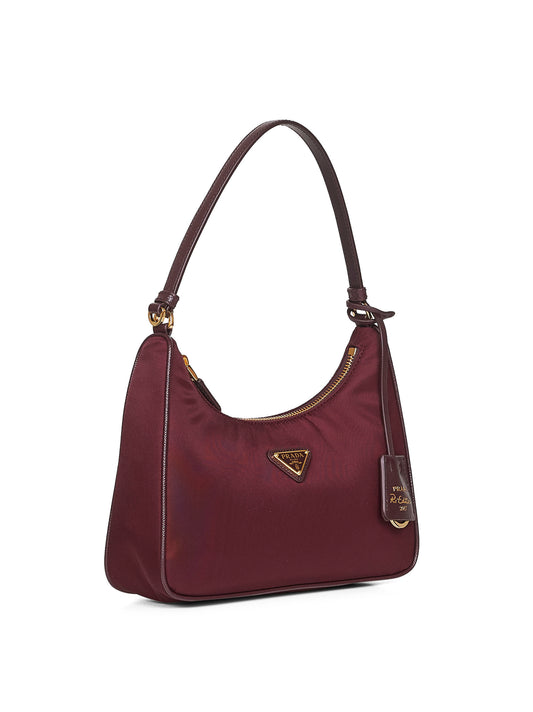 Mini borsa Prada Re-Edition 2005 bordeaux