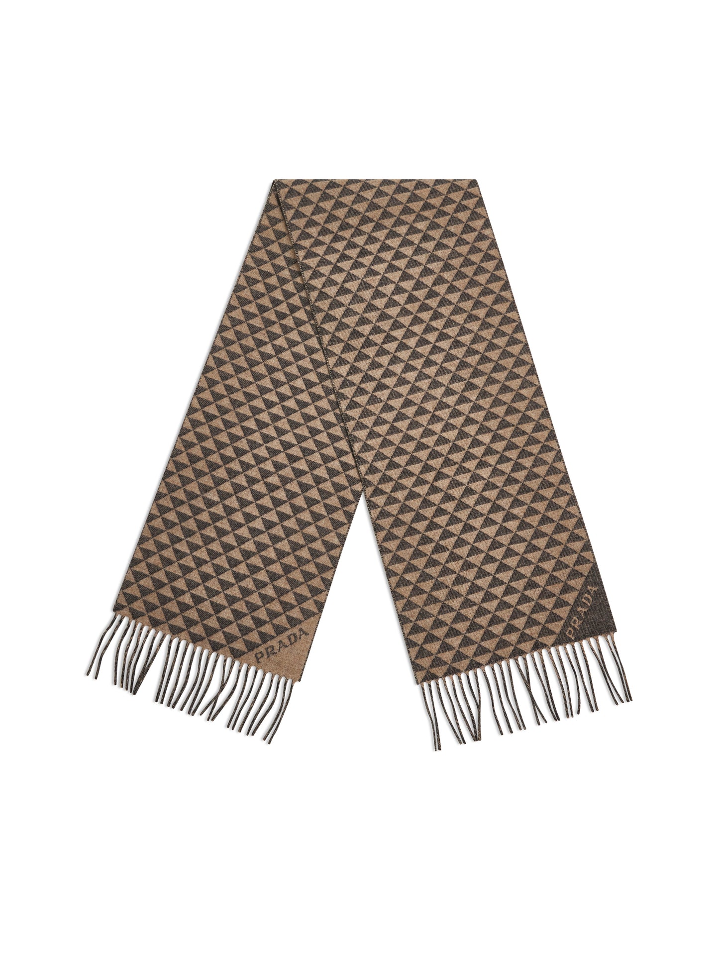 Sciarpa double in lana e cashmere
