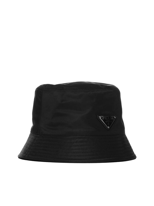 Cappello da pescatore nero in Re-Nylon