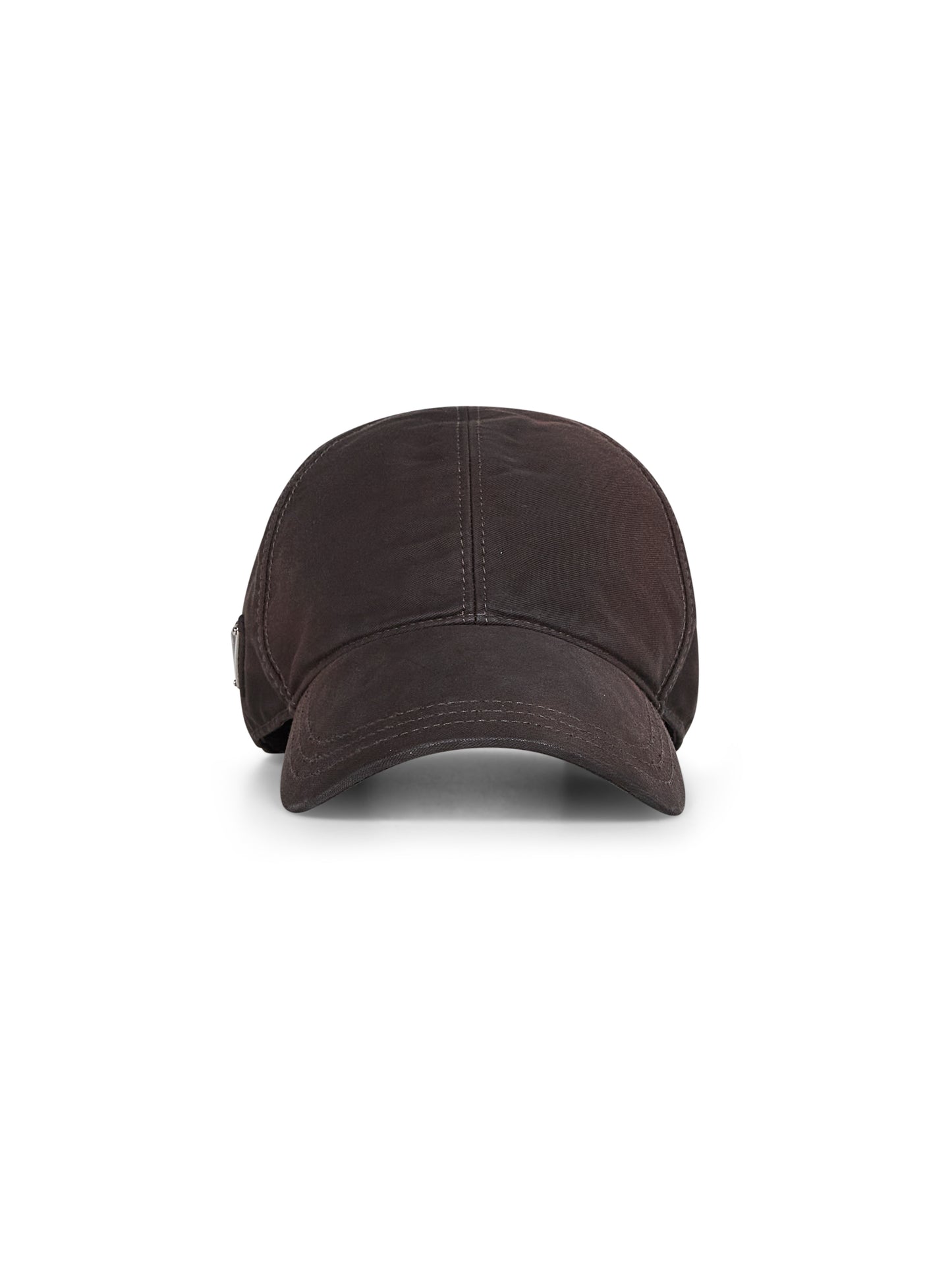 Berretto da baseball in cotone marrone