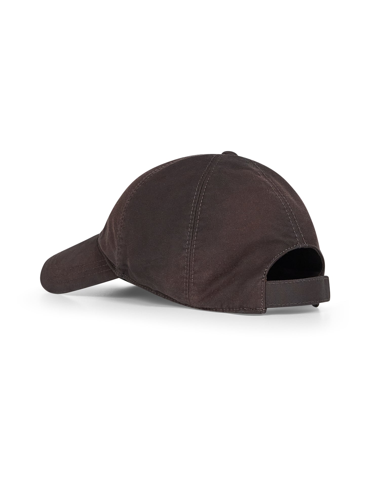 Berretto da baseball in cotone marrone