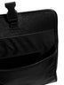 Phone holder in black Re-Nylon and Saffiano leather