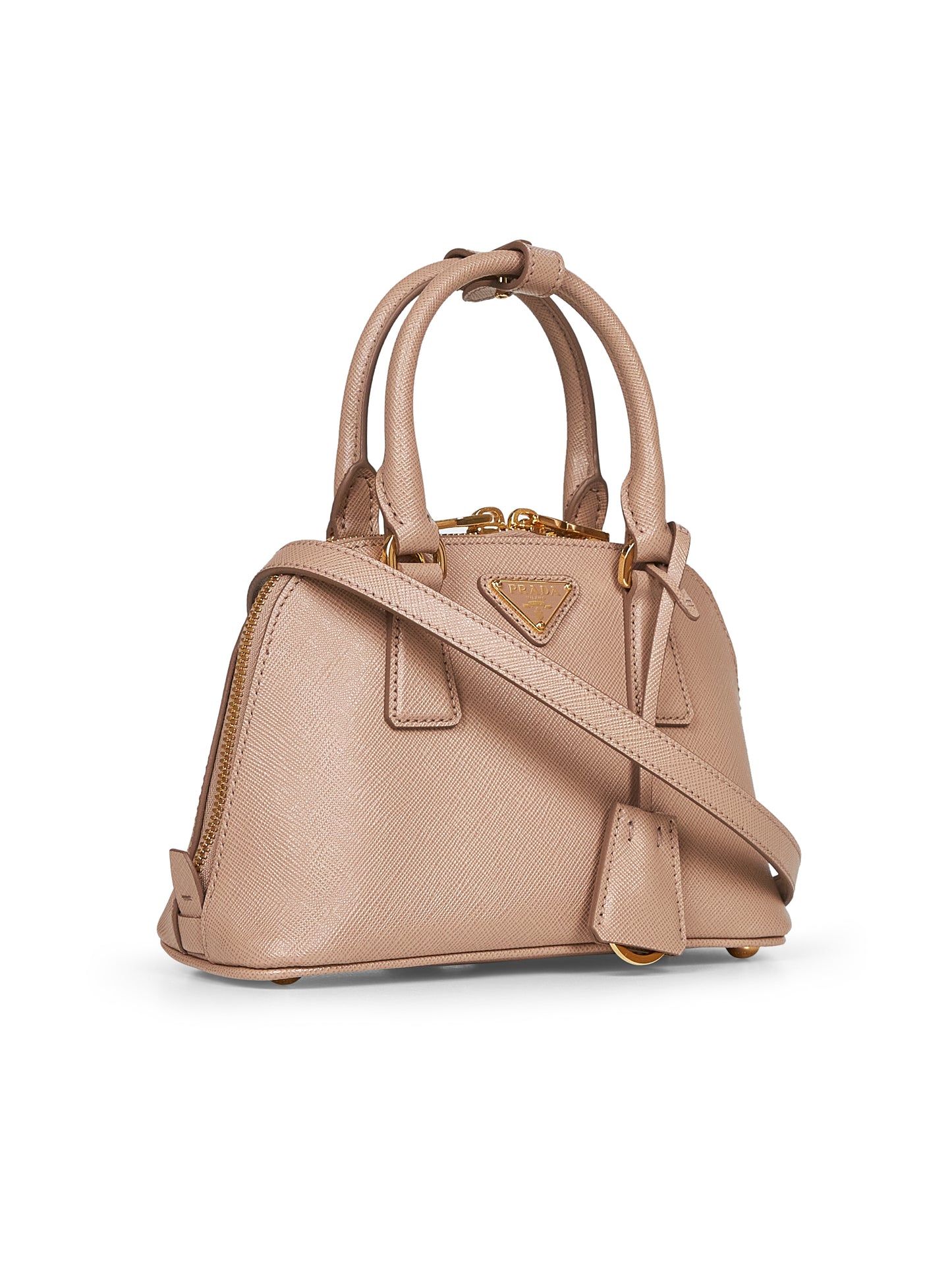 Borsa a mano Prada Promenade nude