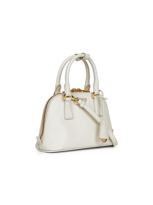 Borsa a mano Prada Promenade talco