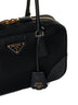 "Medium Black Re-Edition Duffel Bag in Re-Nylon