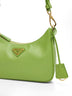 Mini borsa Prada Re-Edition verde