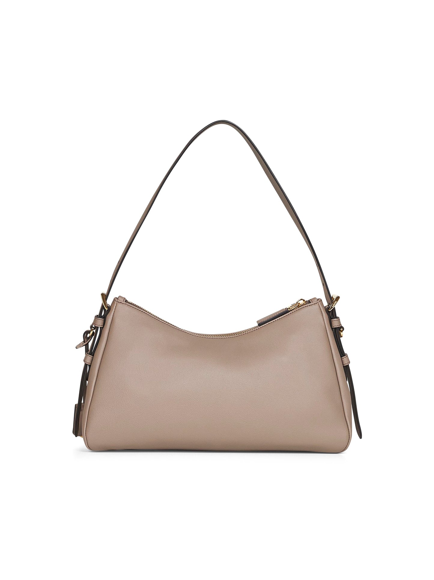 Borsa a spalla Prada Aimée medium fango