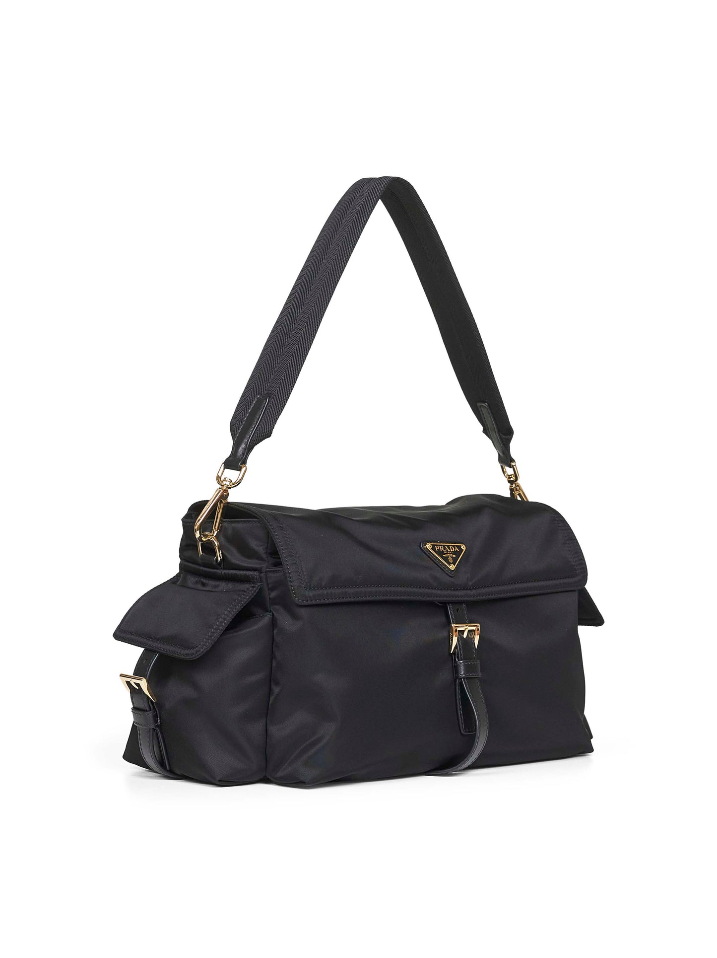 Black Prada Explore large shoulder bag