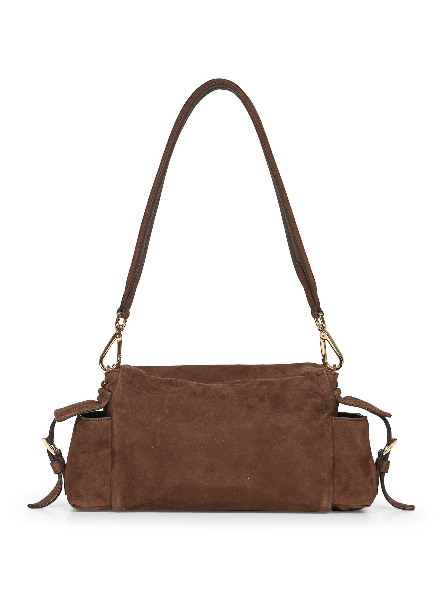 Borsa a spalla Prada Explore medium marrone