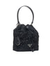 Borsa mini in Re-Nylon con cristalli