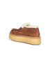 Cocoa suede loafers