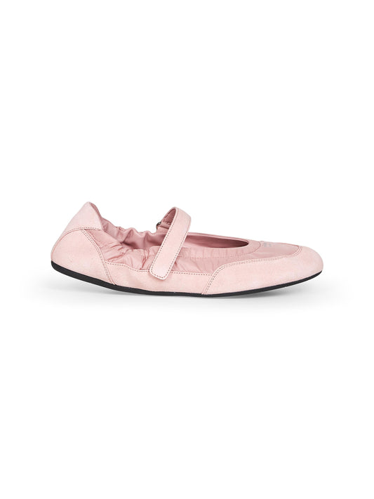 Pink Collapse ballet flats
