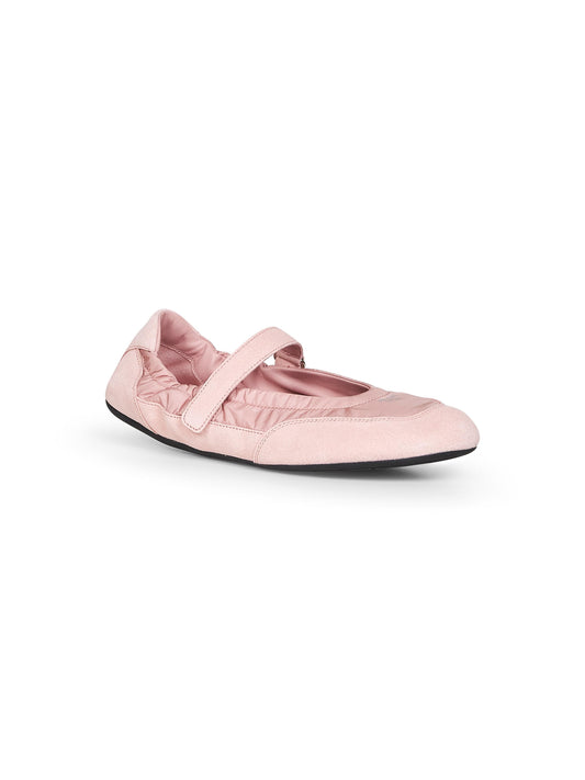 Pink Collapse ballet flats