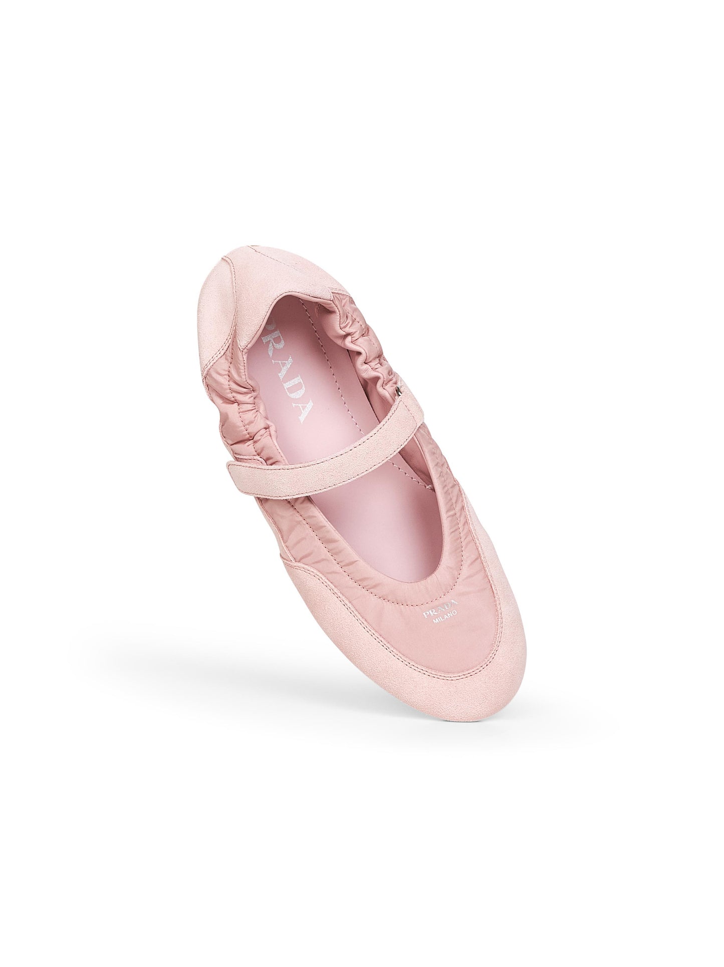 Pink Collapse ballet flats