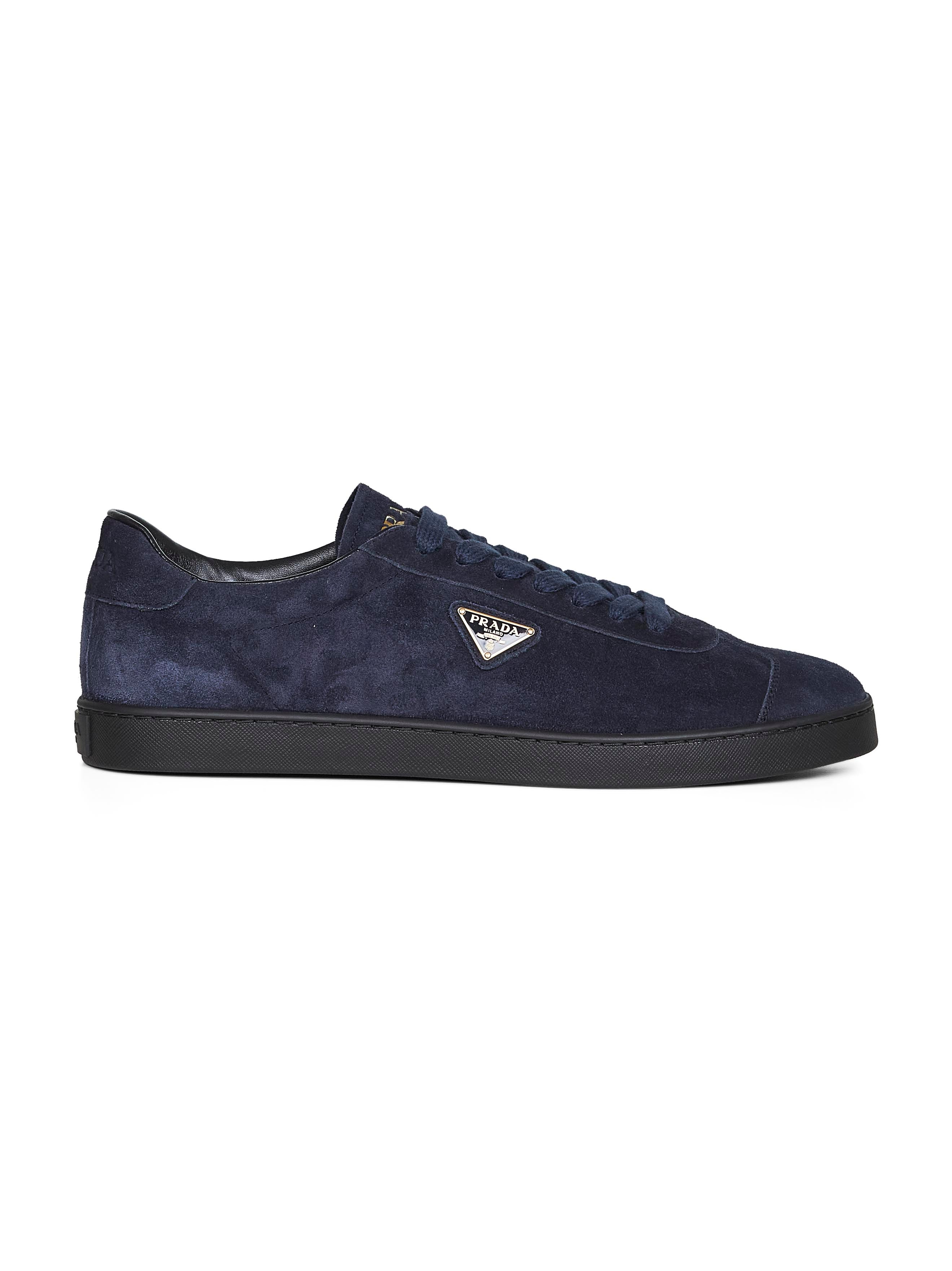 Blue suede Lane sneakers – Daniello.com