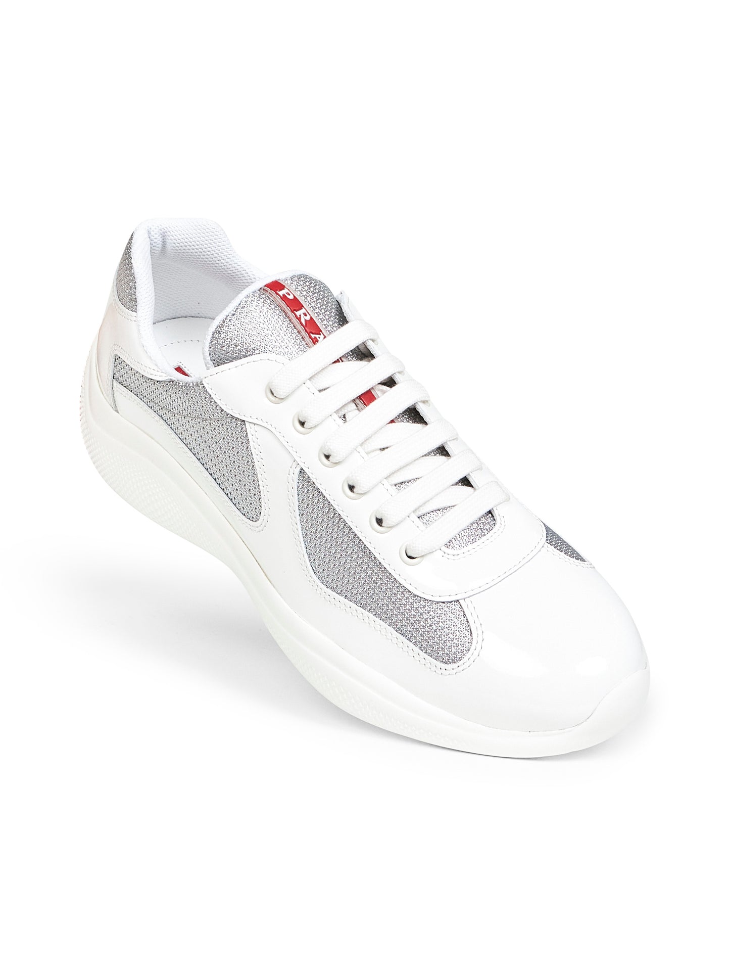 White Prada America's Cup sneakers