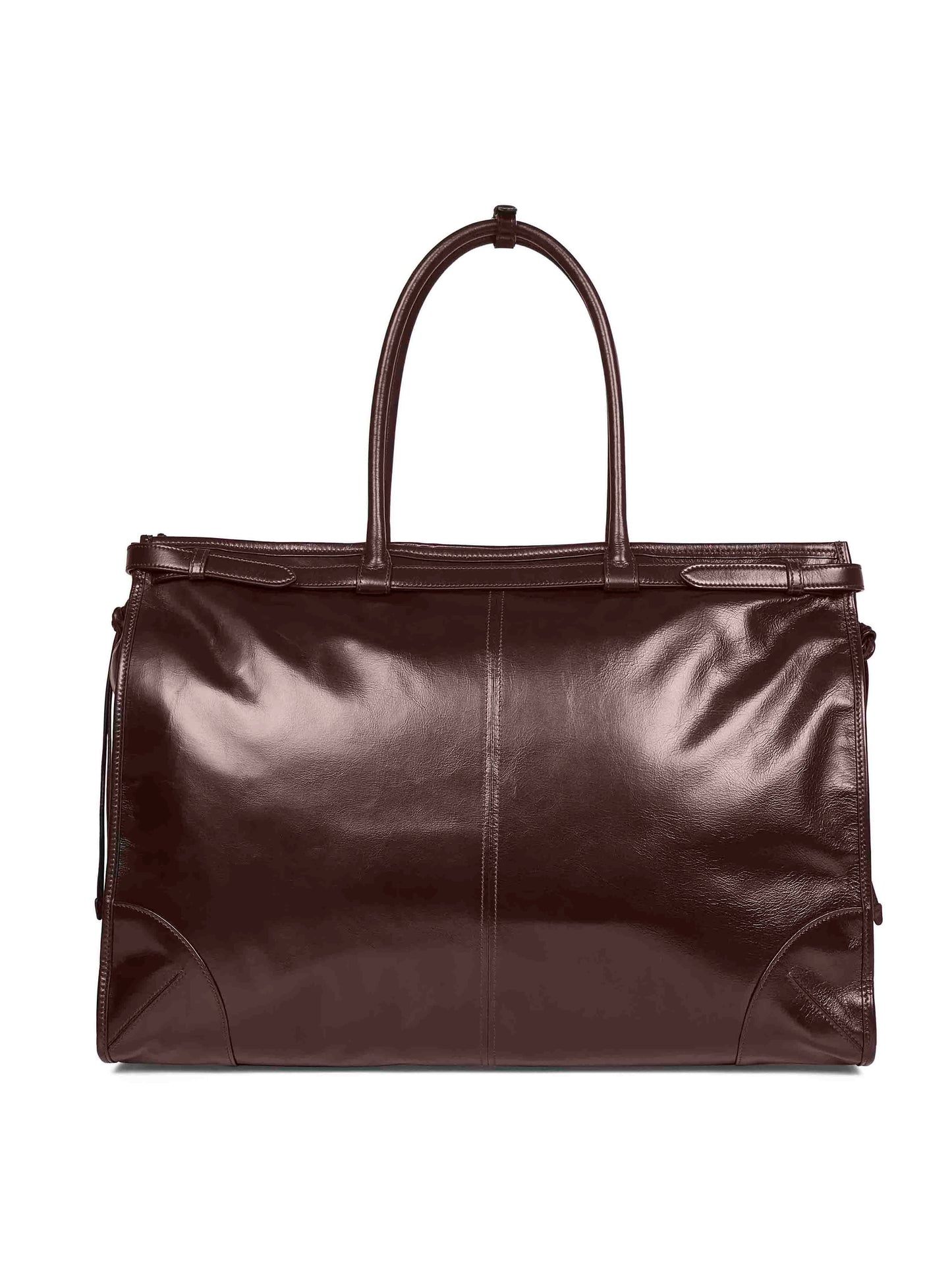 Brown Prada Bonnie shopping bag