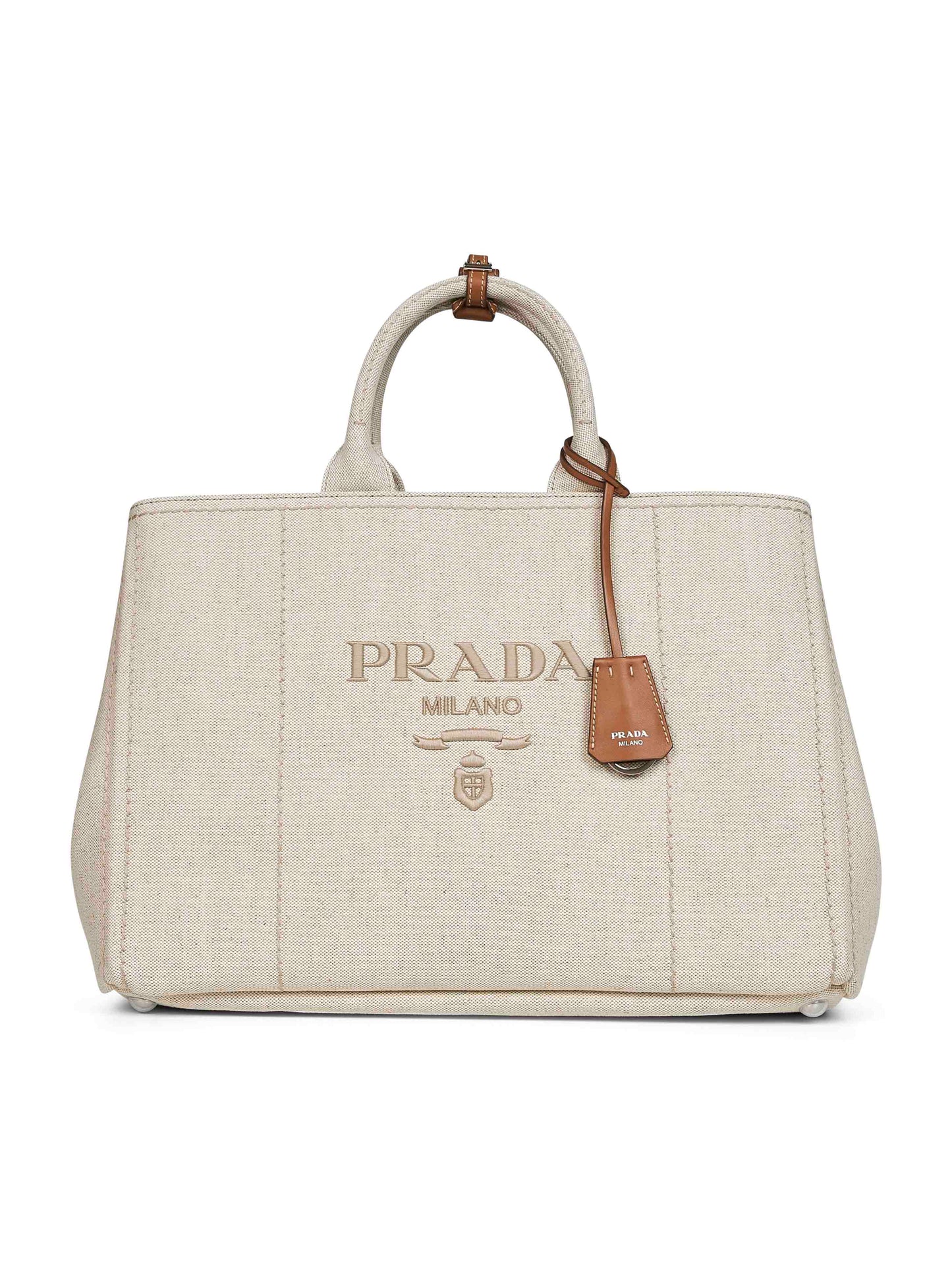 Natural Prada Jardinière extra large bag