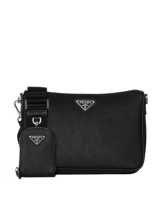 Borsa a spalla in Saffiano