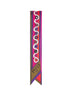 Boucle and Astro print silk twill scarf