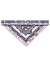 Foulard a triangolo in twill di seta stampata