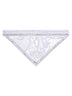 Triangle Scarf with Orchid Print