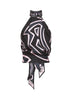 Labirinto print silk twill top