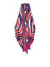 Labirinto print silk twill top