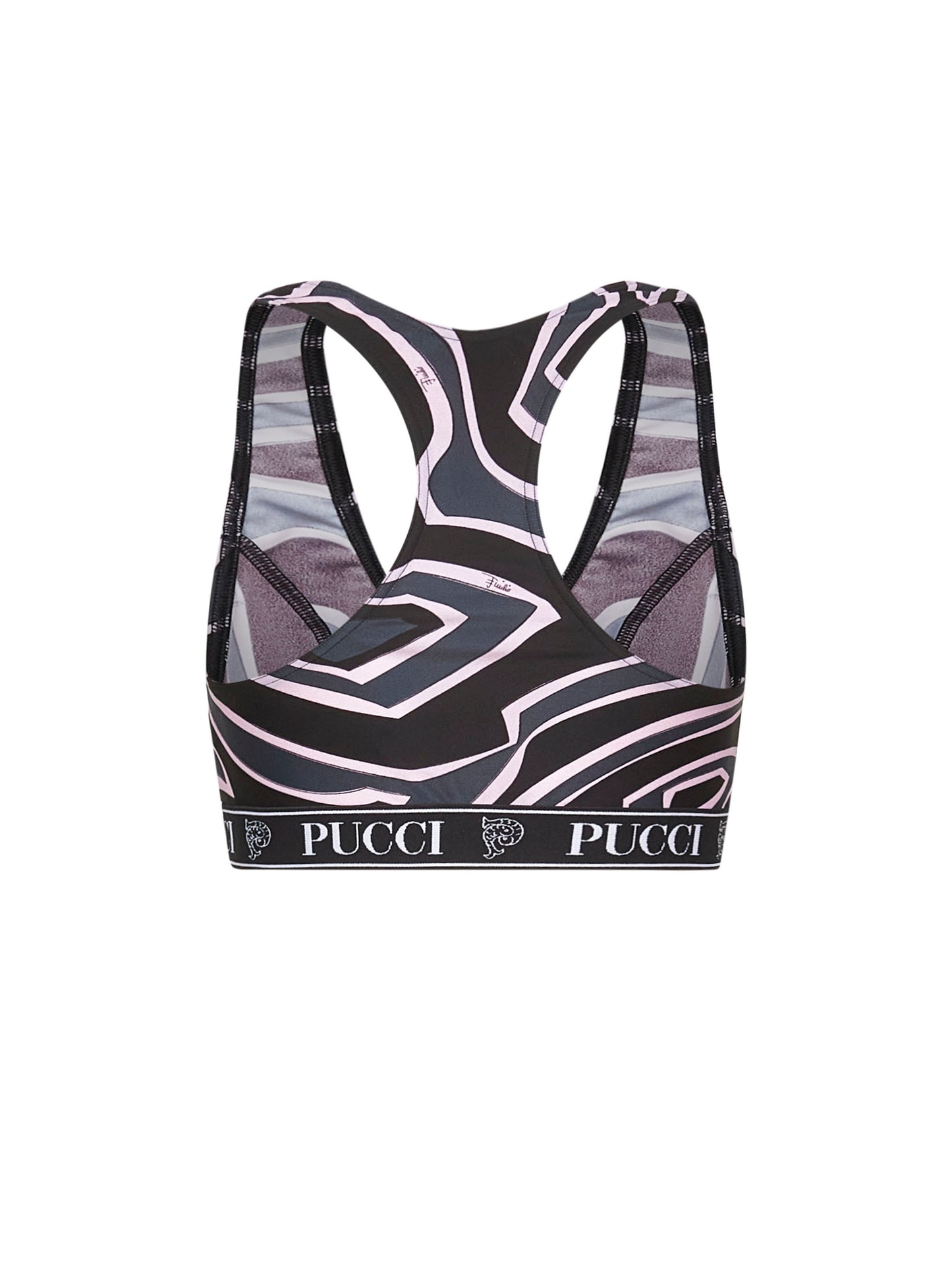 Labirinto print lycra sports top