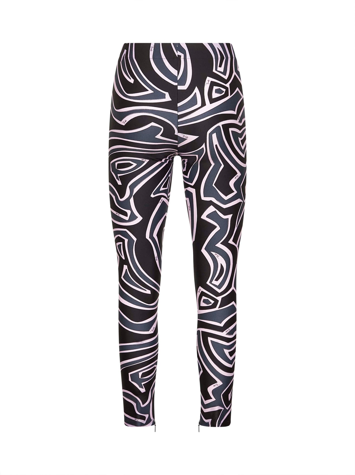 Leggings in lycra stampa Labirinto