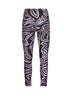 Leggings in lycra stampa Labirinto