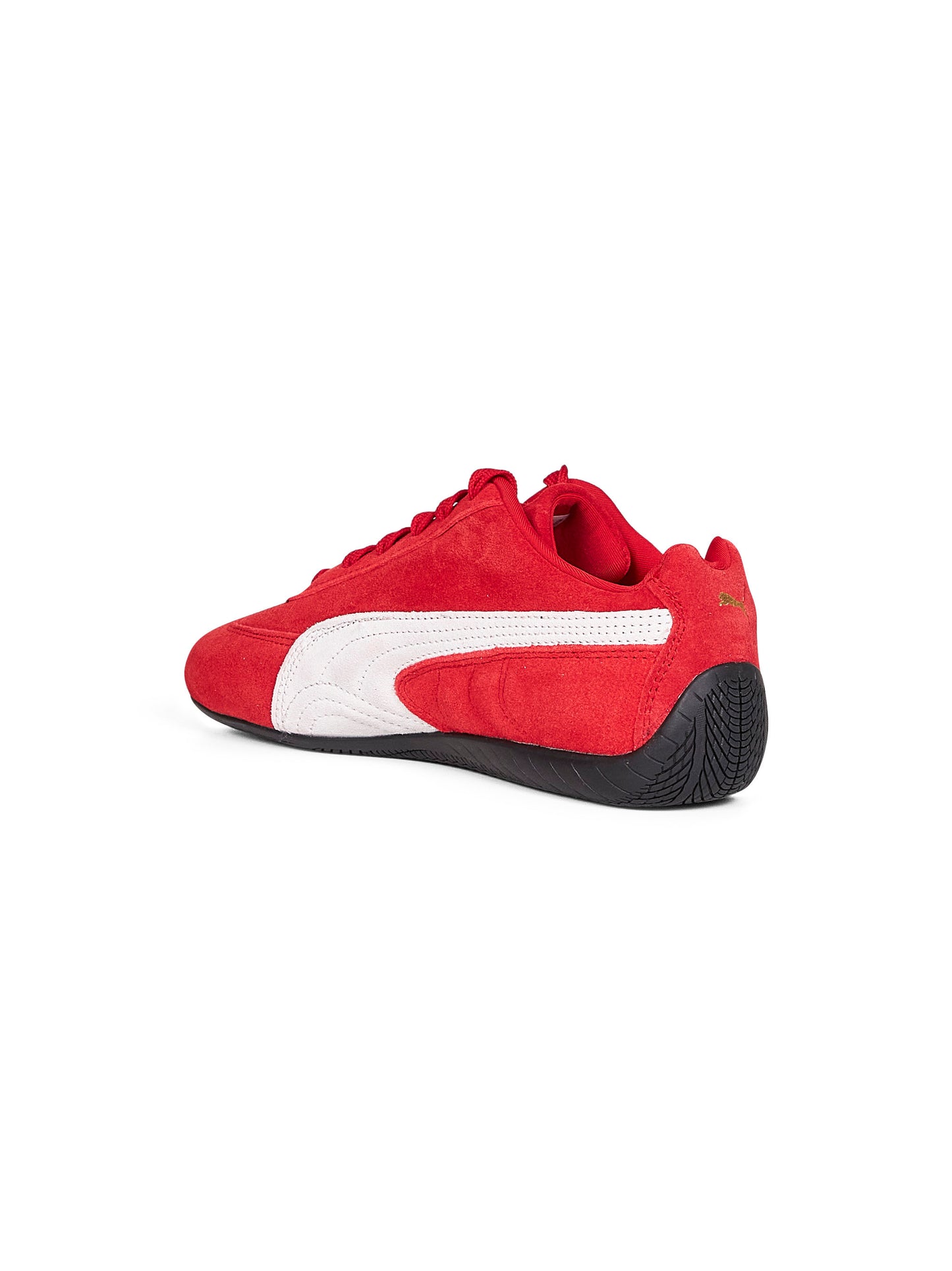 Sneakers Speedcat OG in pelle scamosciata rossa<BR/>