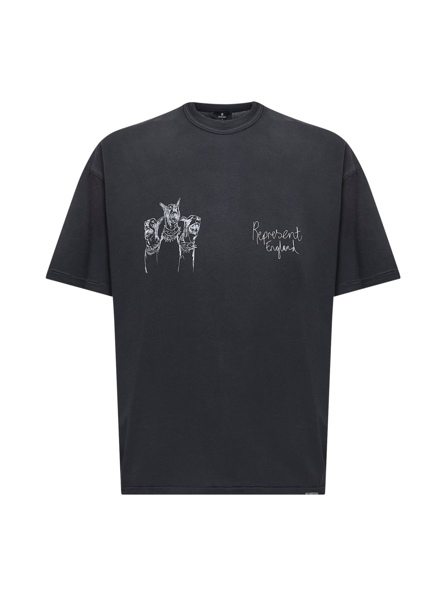 Black Hand Drawn Thoroughbred T-shirt