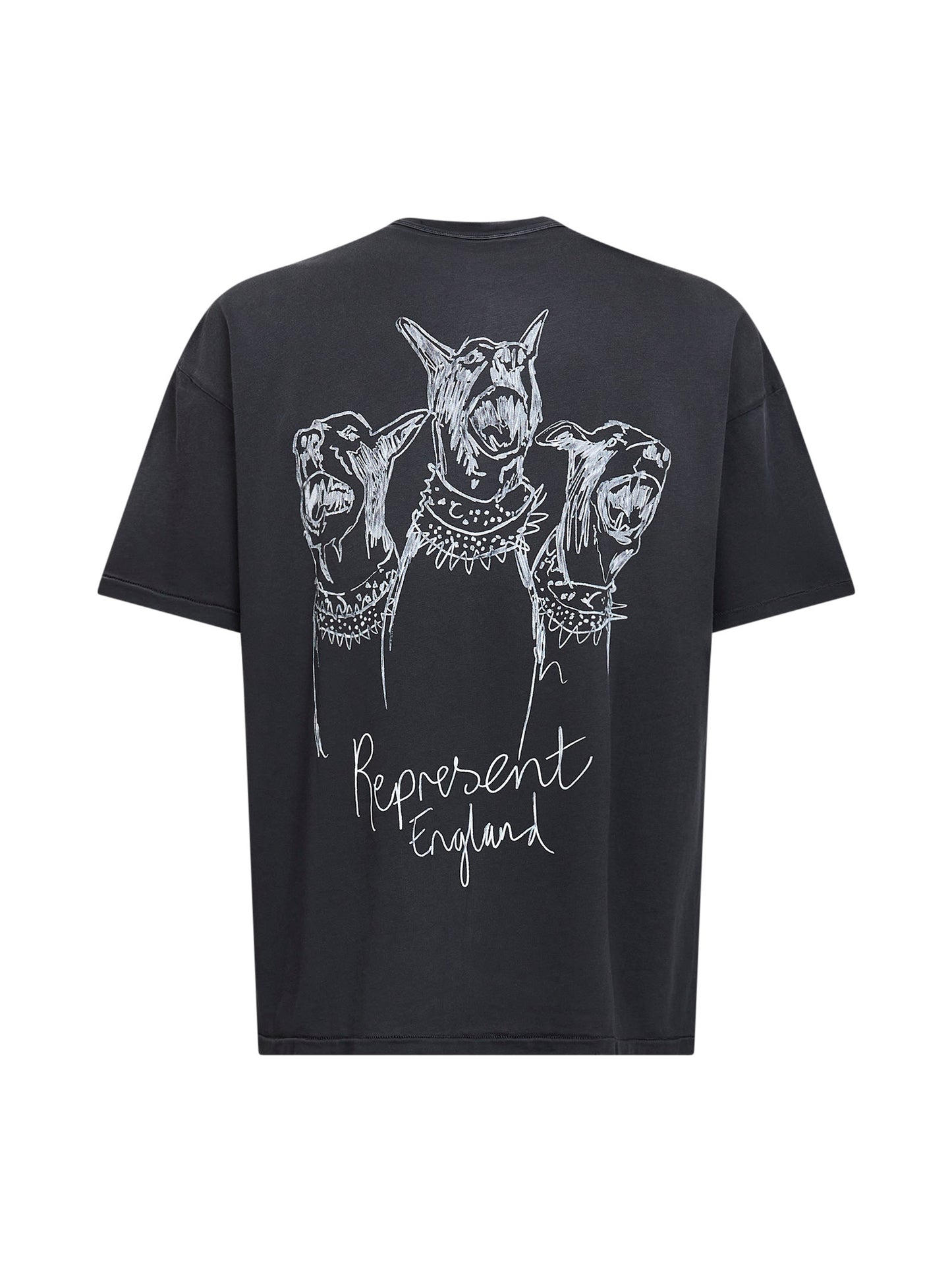 Black Hand Drawn Thoroughbred T-shirt