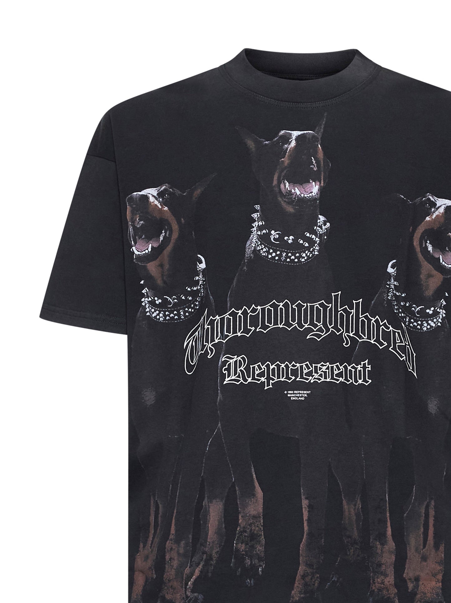Black Thoroughbred T-shirt Represent - men