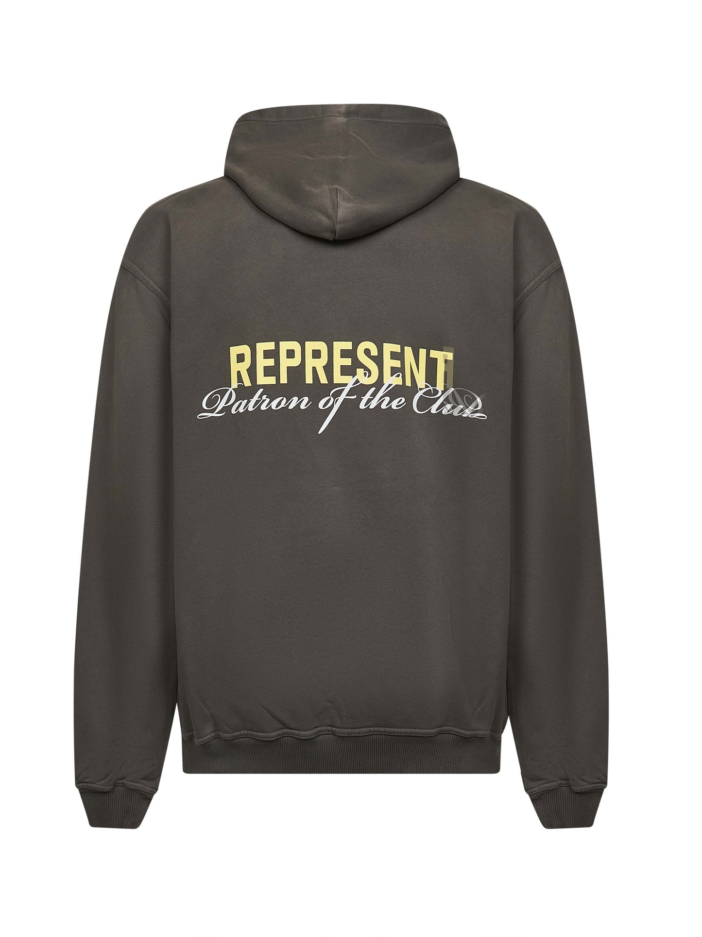 Washed olive Patron Of The Club hoodie