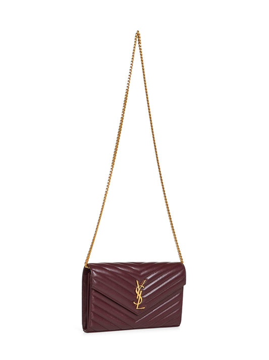 Rouge cabernet Cassandre chain wallet