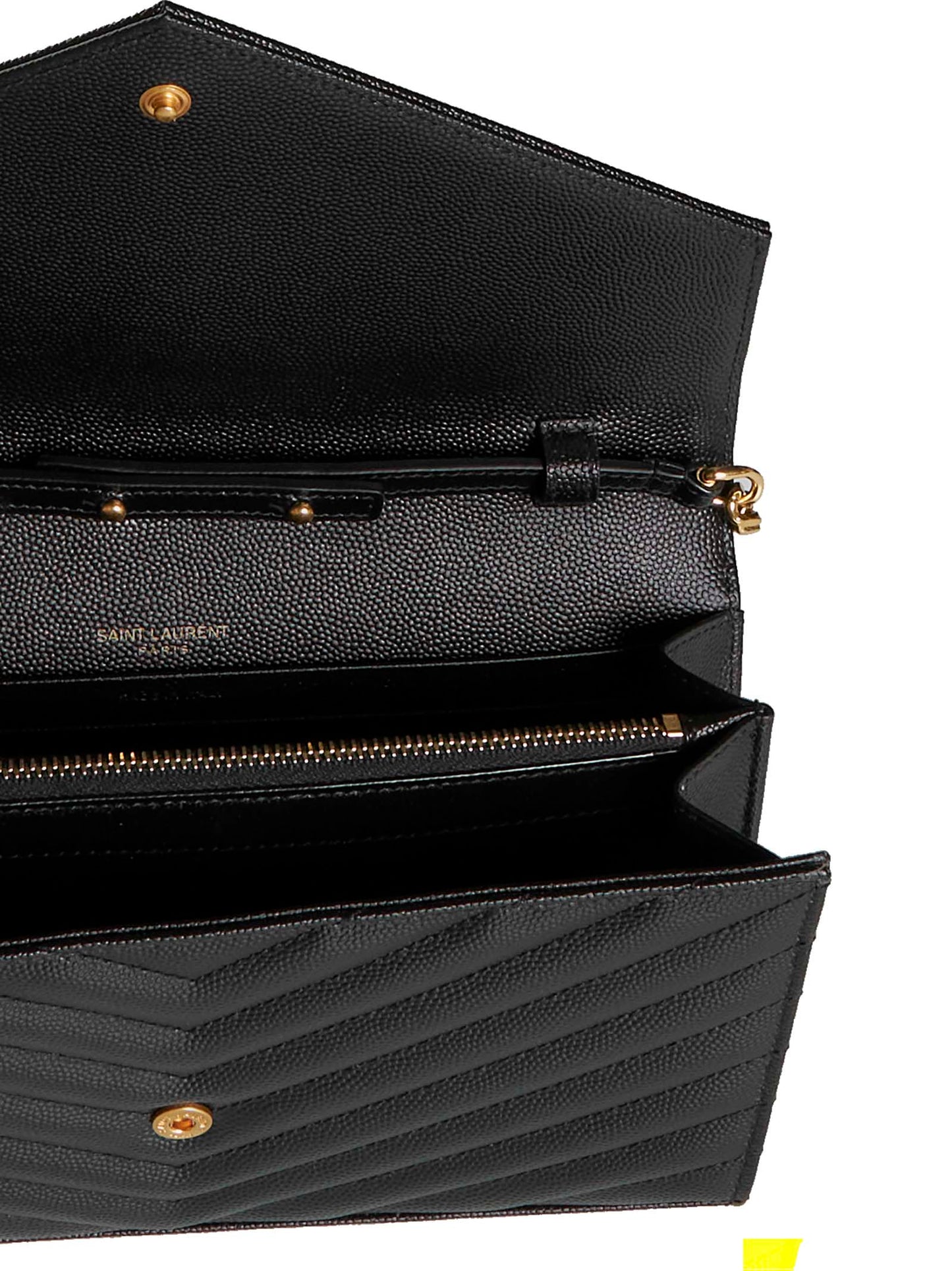 Pochette Cassandre classica in pelle grain de poudre Saint Laurent