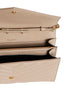 Clutch in pelle trapuntata con logo YSL