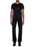 T-shirt in cotone con logo<BR/>