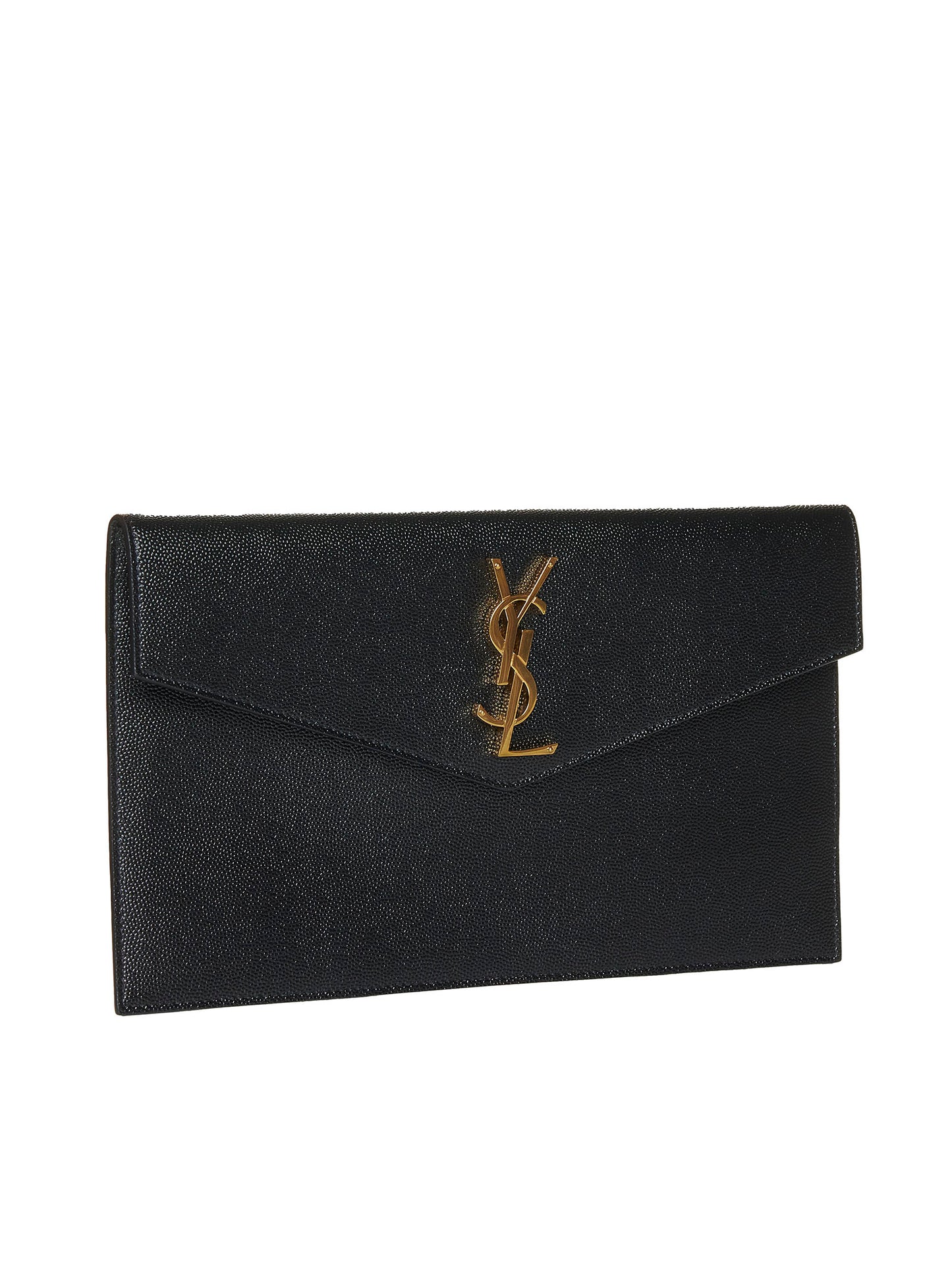 Pochette UPTOWN in pelle goffrata grain de poudre