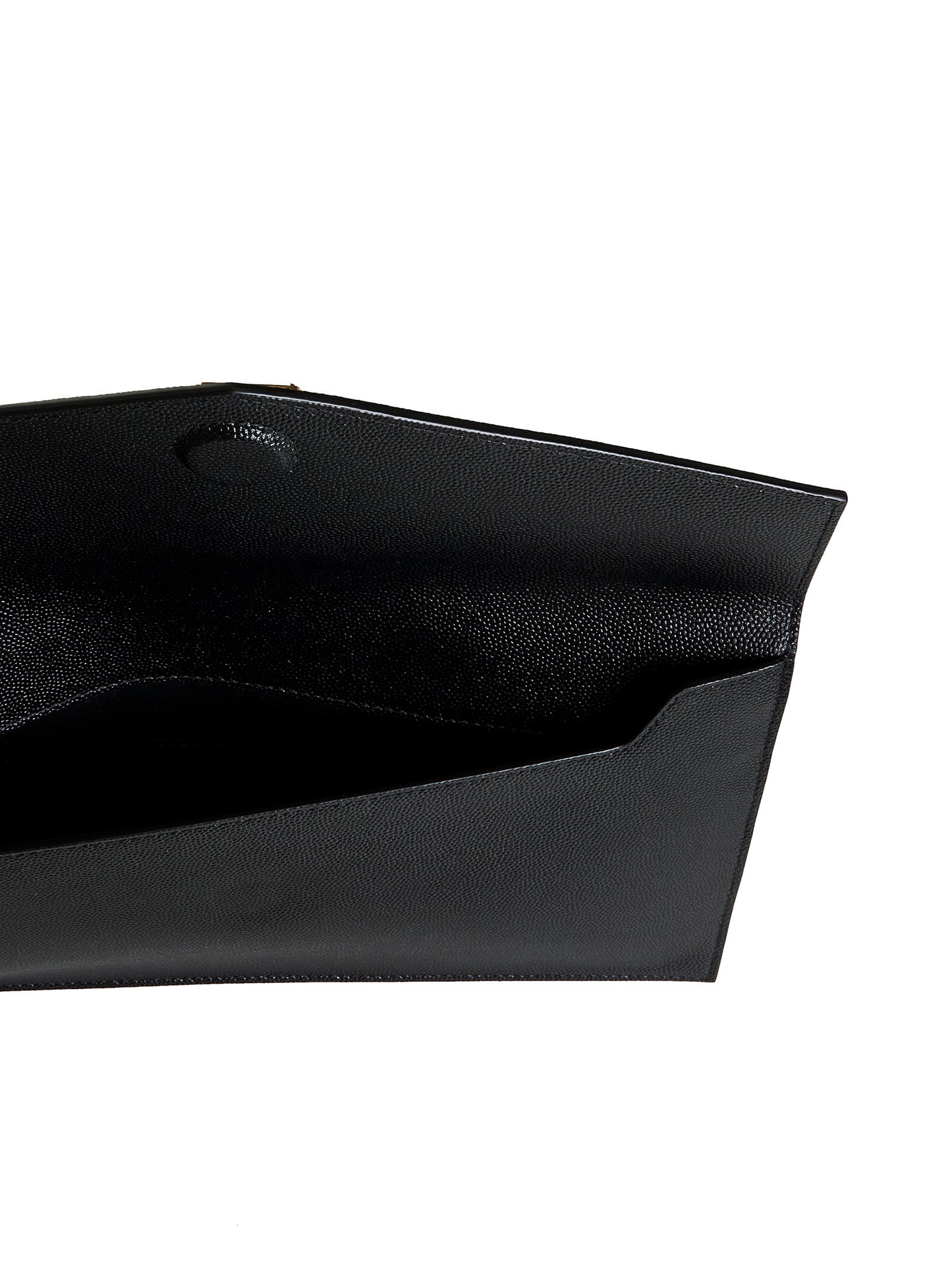 Pochette UPTOWN in pelle goffrata grain de poudre