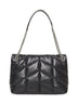 Borsa a spalla Puffer Media nera