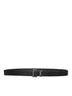 Cintura in pelle con logo YSL