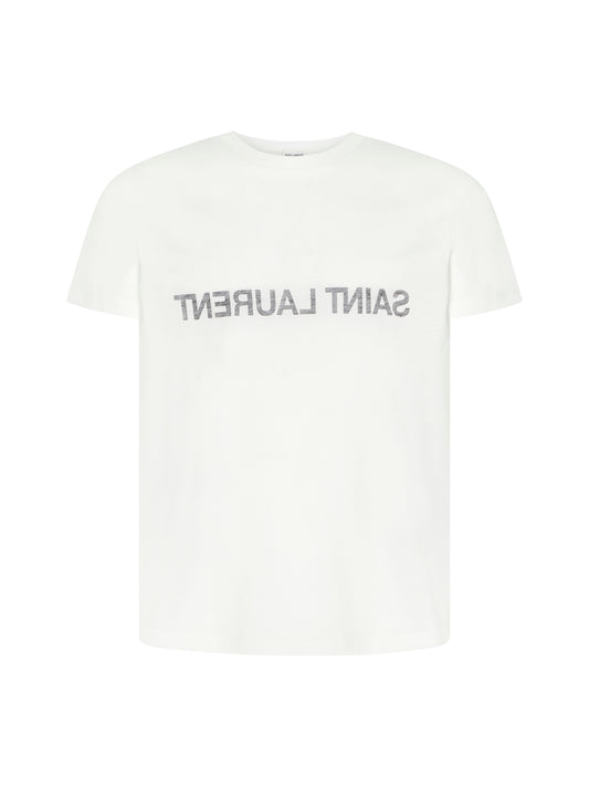 T-shirt in cotone con logo