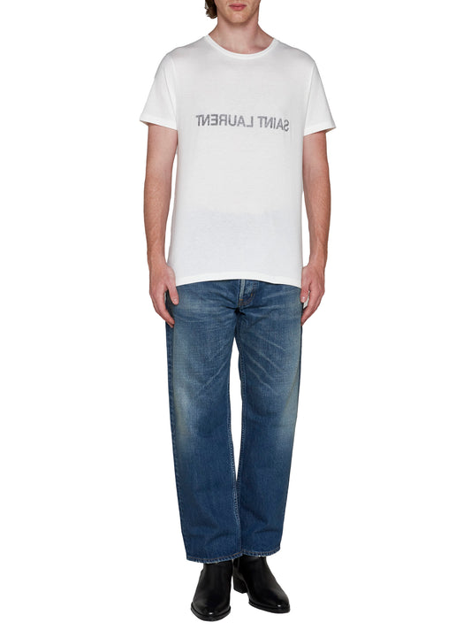 T-shirt in cotone con logo