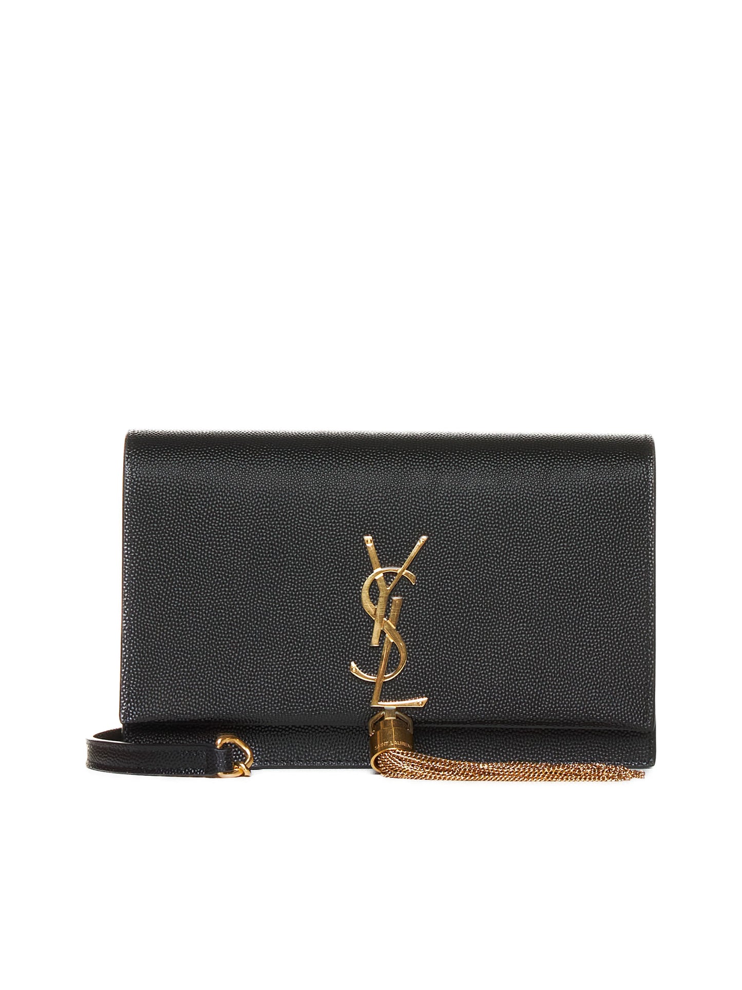 Kate leather wallet on chain bag