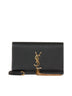 Kate leather wallet on chain bag