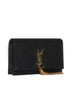 Kate leather wallet on chain bag