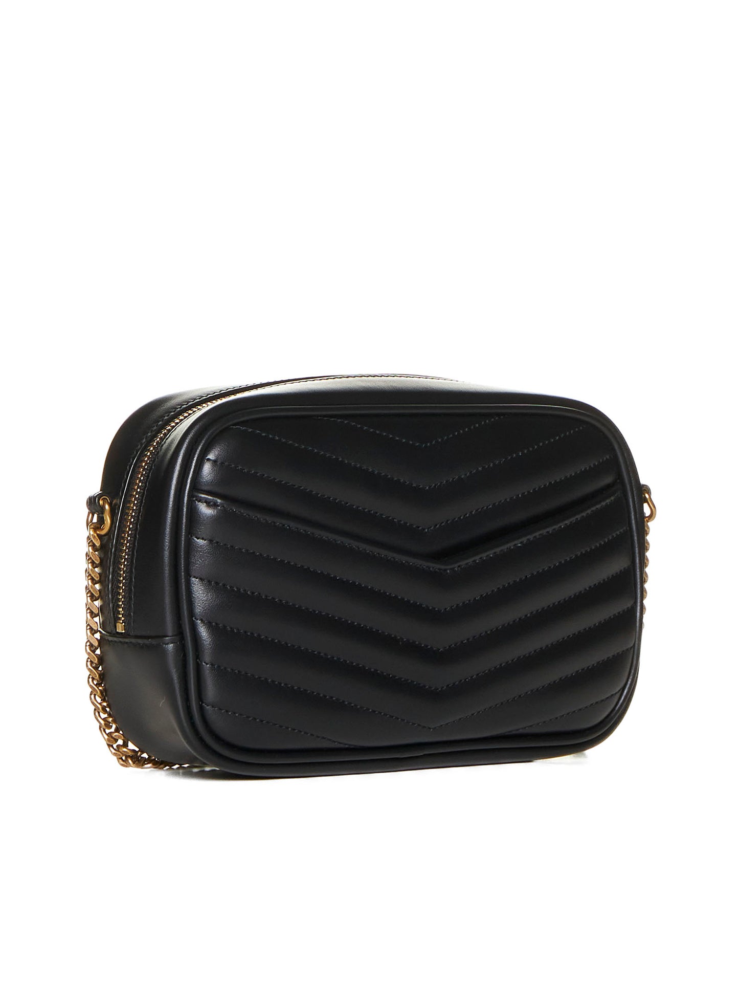 Borsa mini in pelle con logo YSL